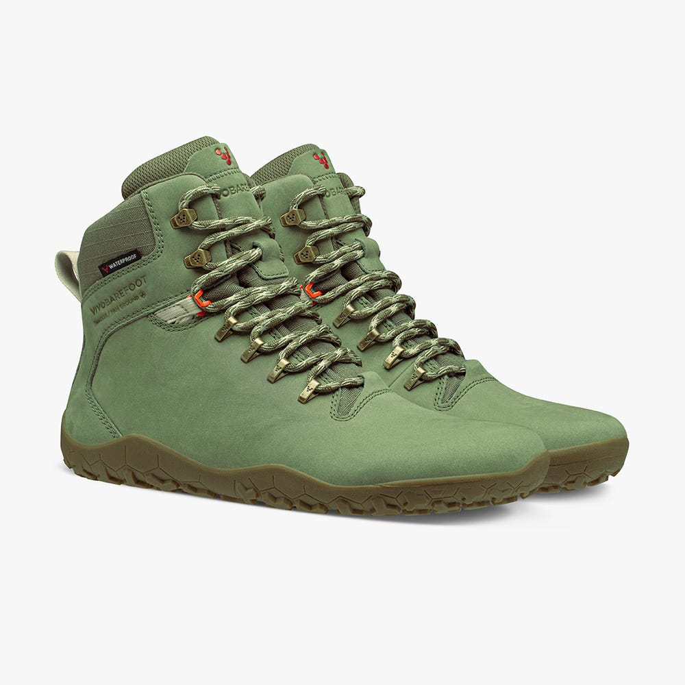 Vivobarefoot Tracker II Fg Wandellaarzen Heren Bruin Groen | UWDANHQ-53