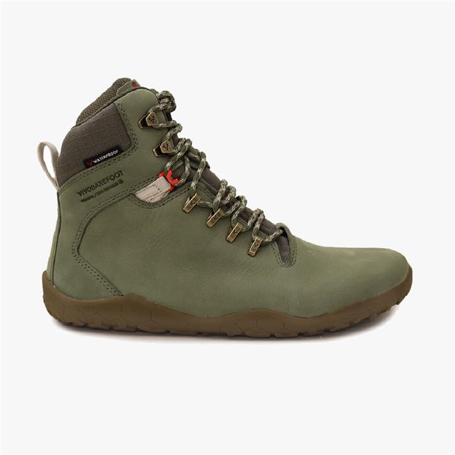 Vivobarefoot Tracker II Fg Wandellaarzen Heren Brown/Green | ZPVSENR-43