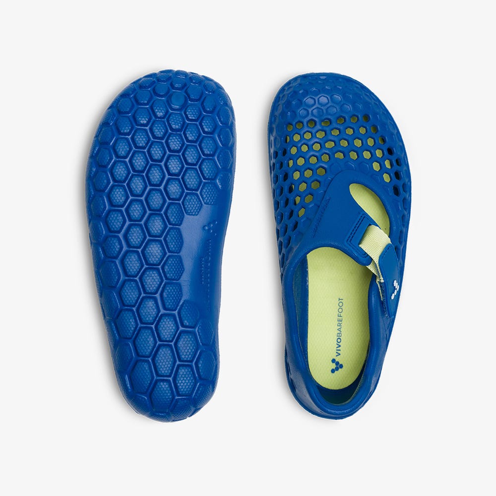 Vivobarefoot Ultra Bloom Waterschoenen Kinderen Blauw | CVQFNIG-23