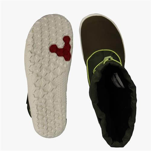 Vivobarefoot VIVO YETI JUNIOR Winterschoenen Kinderen Olijfgroen | SEPMTAU-85