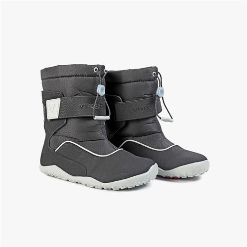 Vivobarefoot VIVO YETI Winterschoenen Kinderen Black/Light Turquoise/Grey | IMJKRCP-32