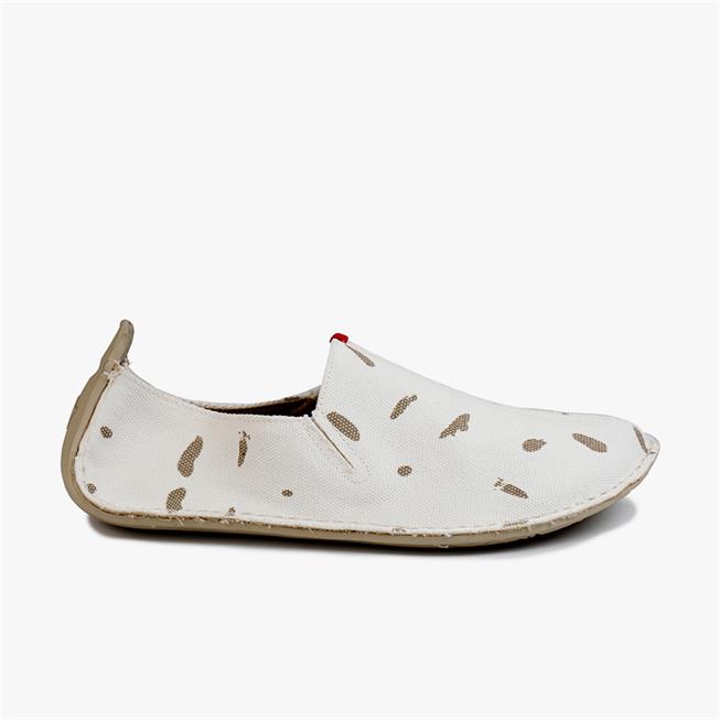 Vivobarefoot ABABA CANVAS SWIPE Slip On Heren Wit | QKBCOGD-10