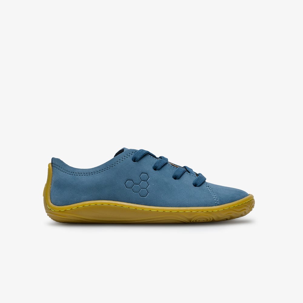 Vivobarefoot Addis Sneakers Kinderen Indigo | NDTQSKU-31