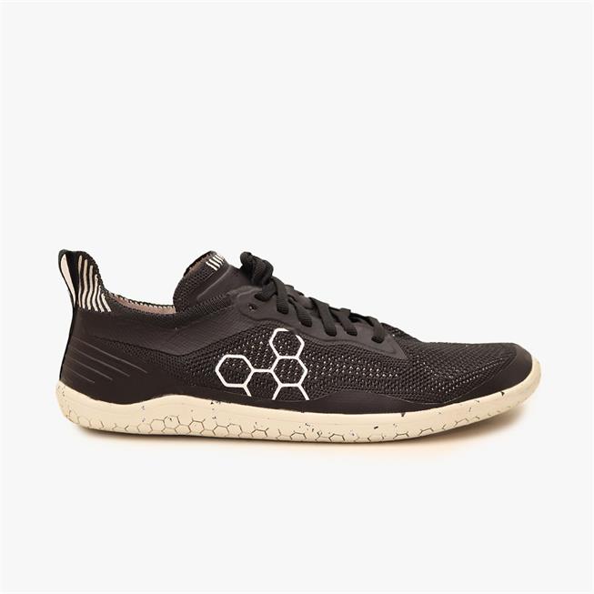 Vivobarefoot Geo Racer Knit Loopschoenen Dames Obsidian | KCDIOFW-03