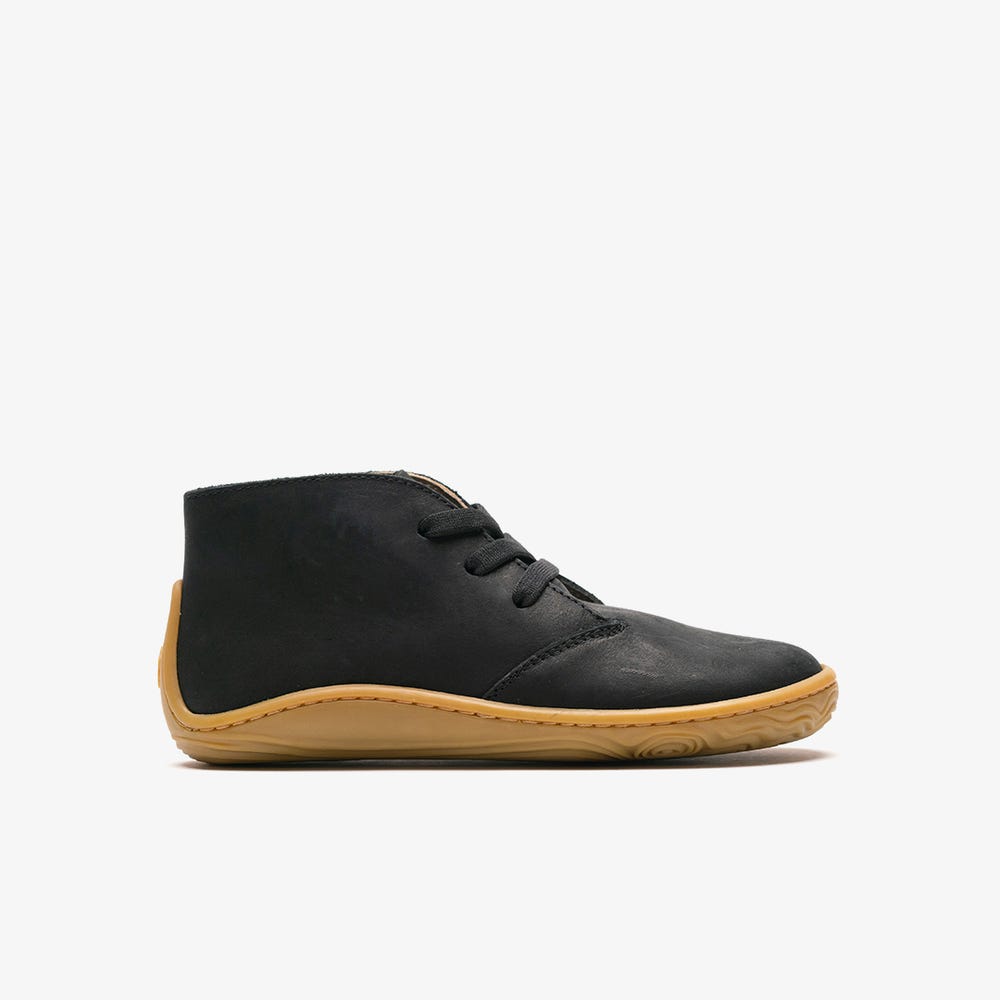 Vivobarefoot Gobi Addis Winterschoenen Kinderen Obsidian | FGDNQKW-21