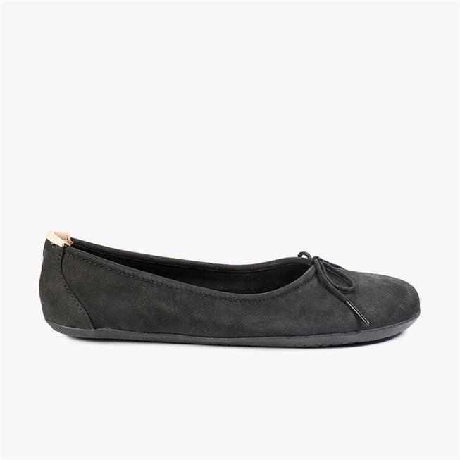 Vivobarefoot JING JING LACE Balletschoenen Dames Obsidian | IMOBCYA-84