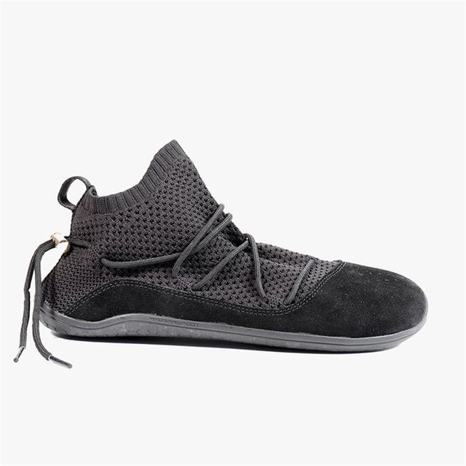 Vivobarefoot KASANA SOCK KNIT Sneakers Dames Zwart | NOVIJAQ-92