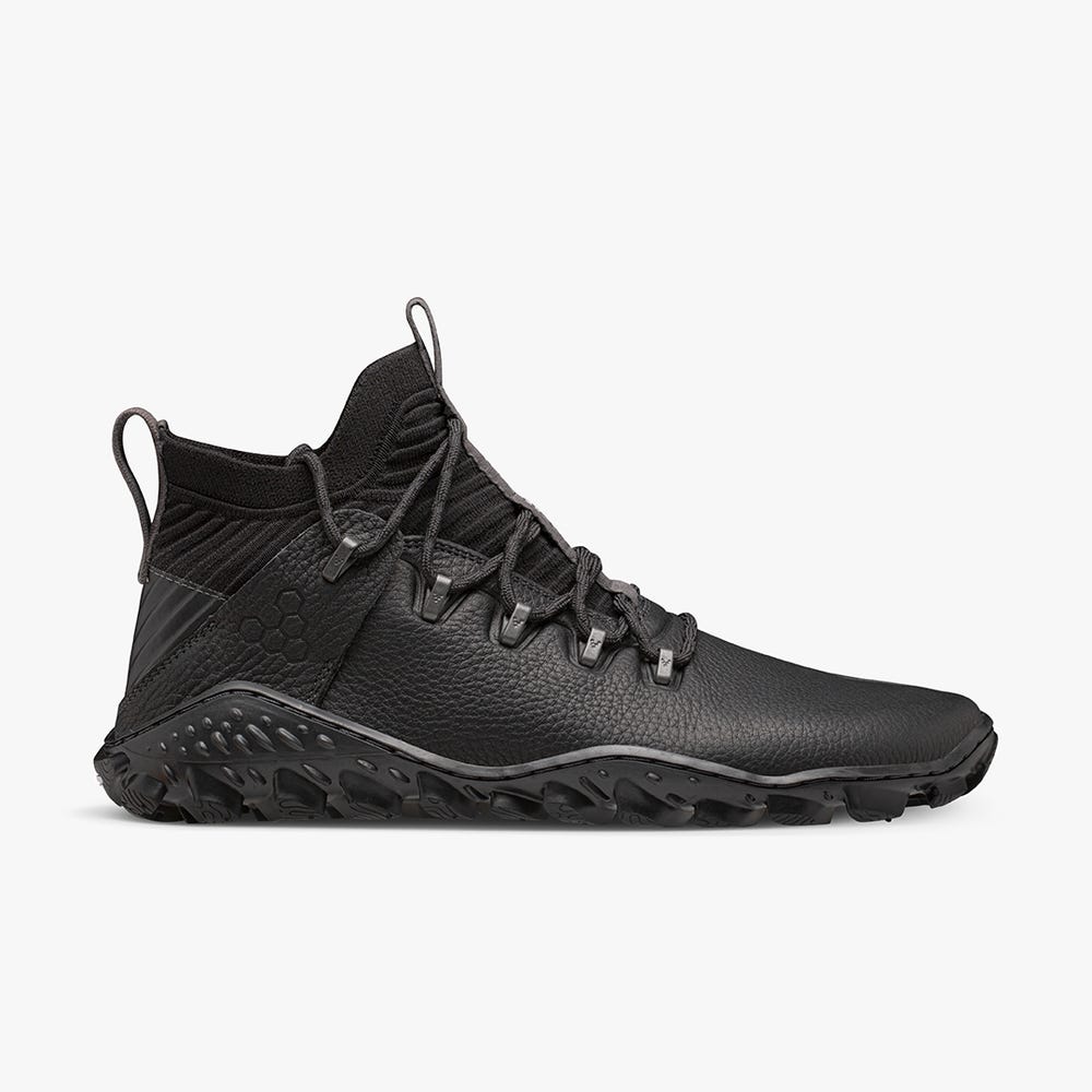 Vivobarefoot Magna Forest Esc Wandellaarzen Heren Obsidian | FNDSLEK-06