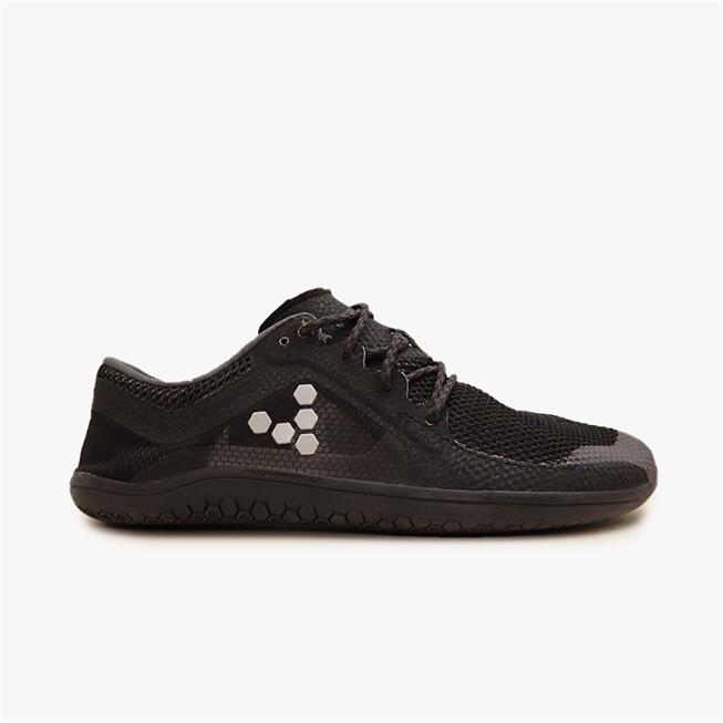 Vivobarefoot PRIMUS ROAD Loopschoenen Dames Black/Grey | VILURJG-16