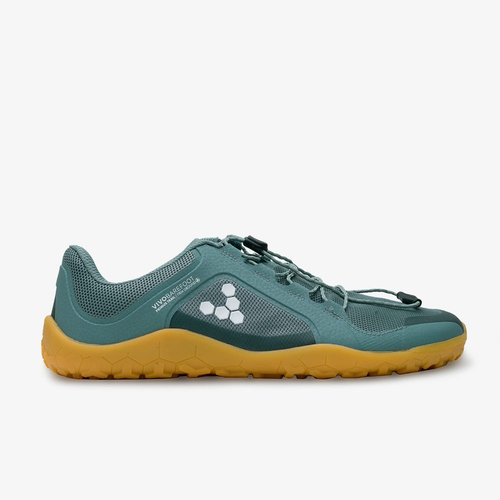 Vivobarefoot Primus Trail II FG Trailrunningschoenen Dames Groen | WXIFLKD-69