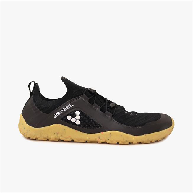 Vivobarefoot Primus Trail Knit FG Trailrunningschoenen Dames Obsidian | XCTFSQE-78