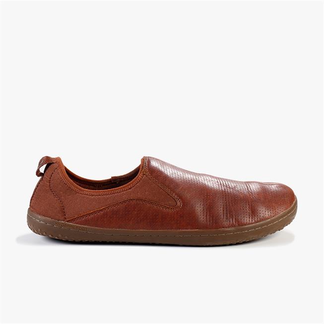 Vivobarefoot SLYDE Slip On Heren Bordeaux | YDQWFSO-01