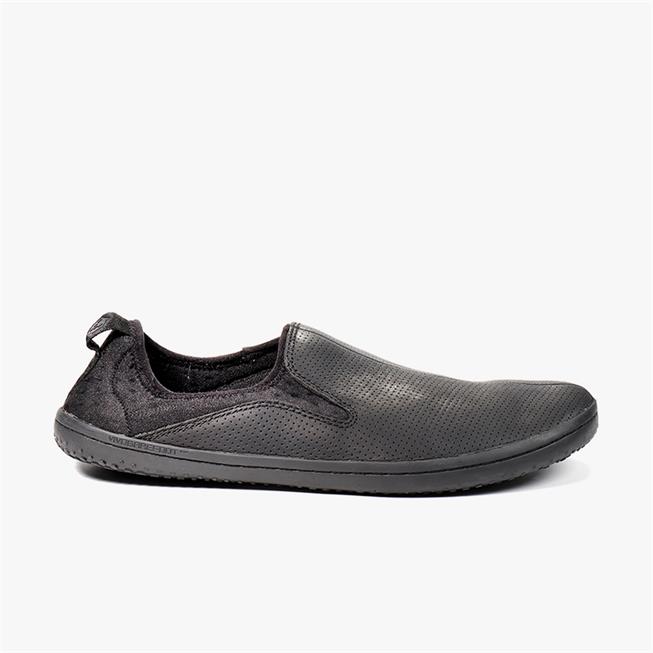 Vivobarefoot SLYDE Slip On Heren Zwart | LOQVWTB-94