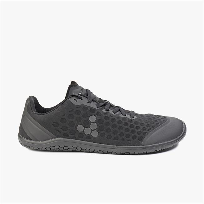 Vivobarefoot STEALTH III Loopschoenen Heren Obsidian | QYBXFLU-98